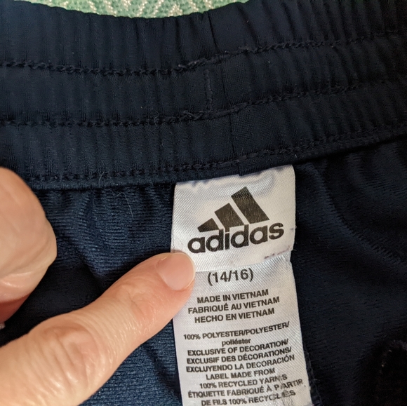 Adidas Navy Track Pants - Picture 7 of 9